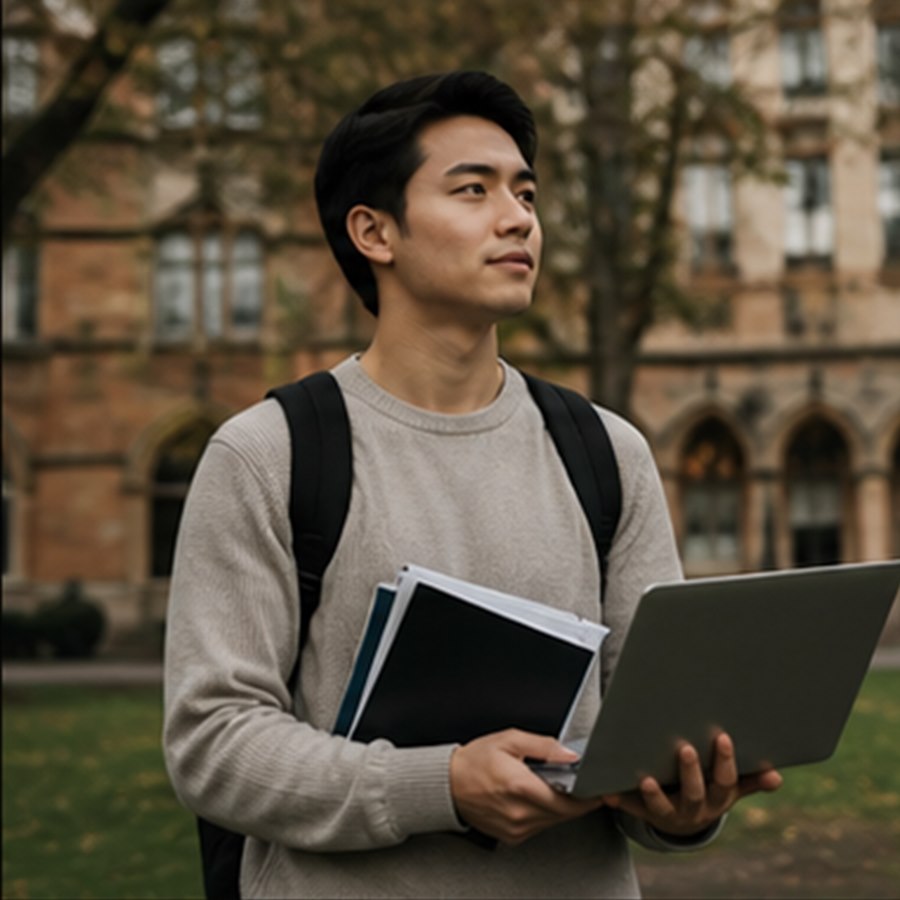 Student visas illustration